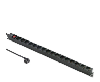 QOLTEC PDU do RACK | 16A | 16xSCHUKO | Pionowa | 1.8m 54605 - 1257510 - zdjęcie 2